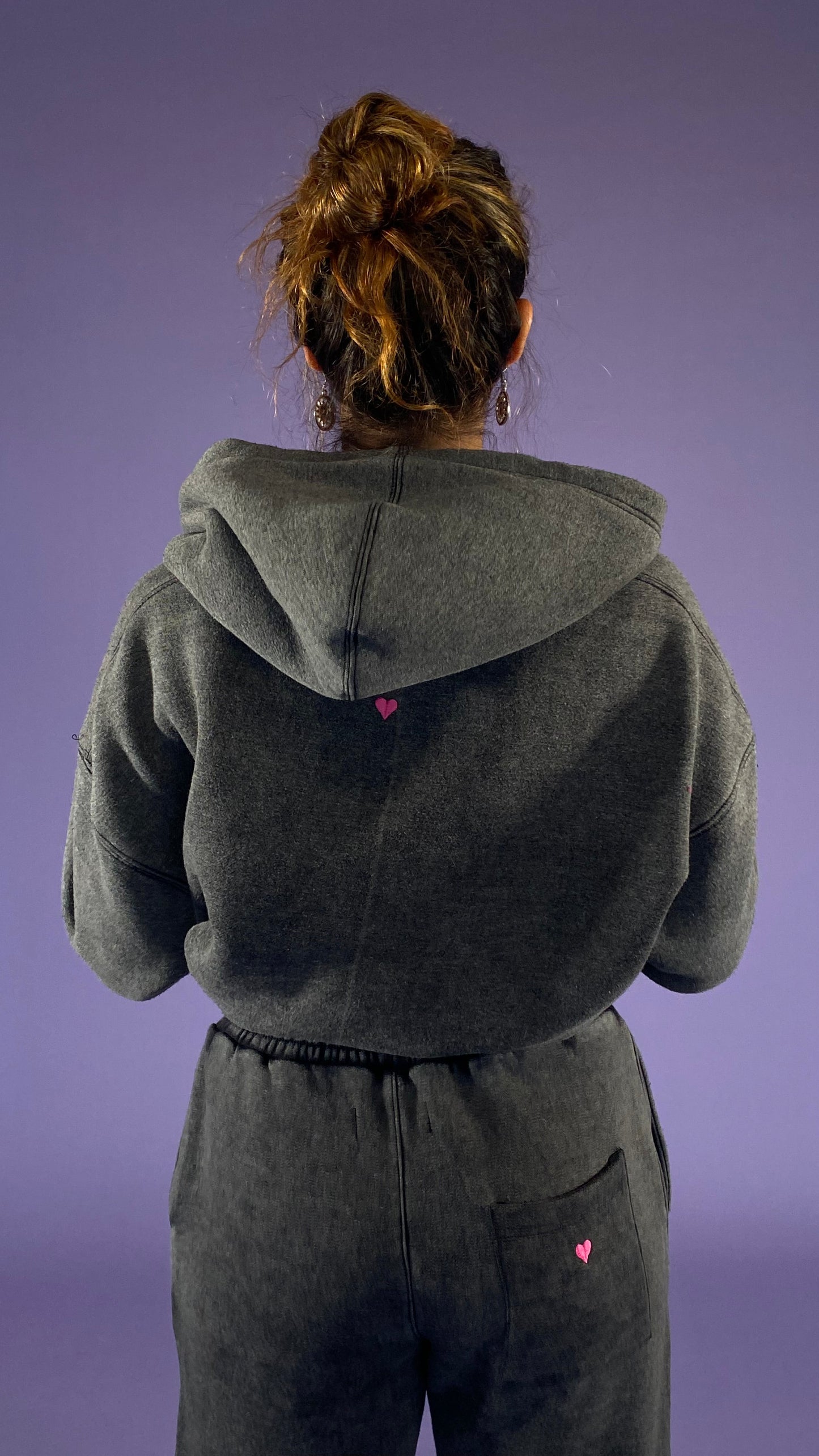 Vintage Cropped Hoodie